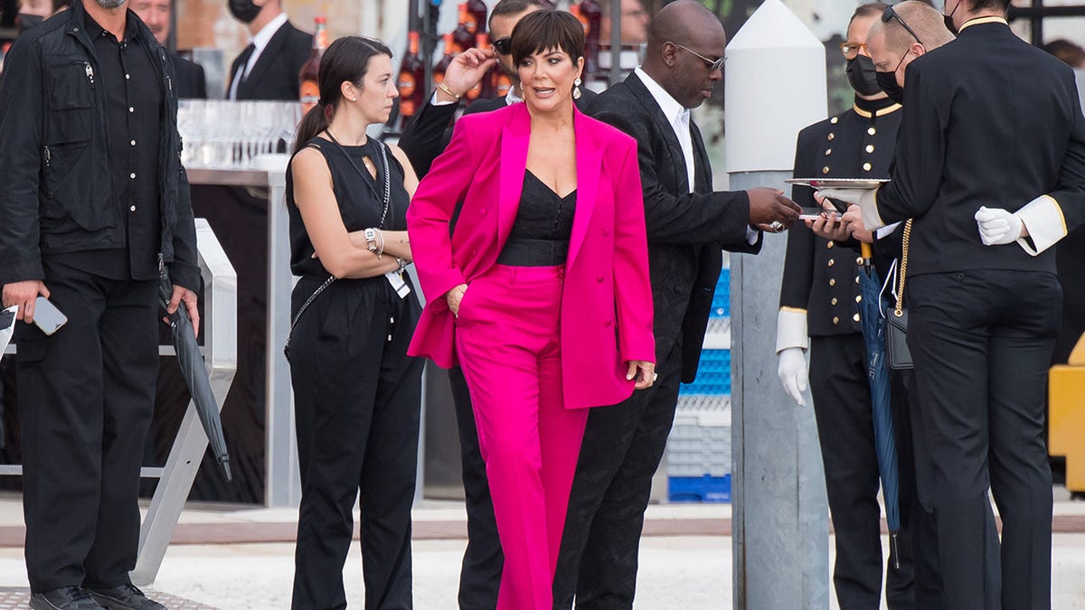 Kris Jenner in Venice.