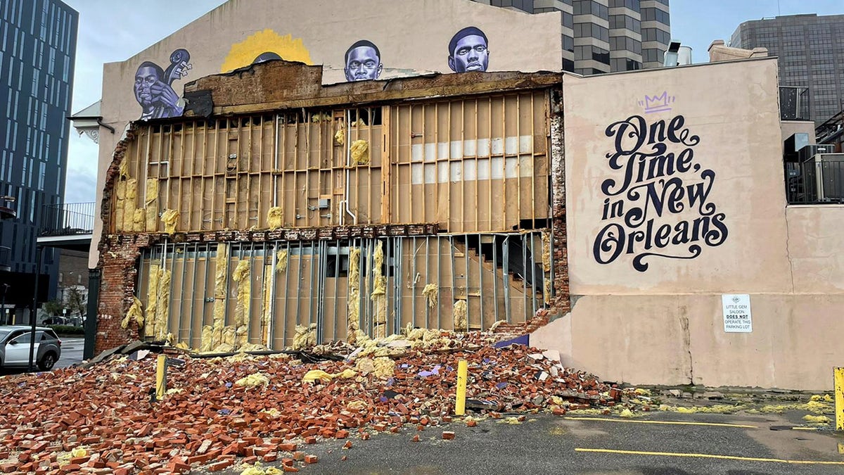 The Karofsky shop suffers severe damage after Hurricane Ida pummeled New Orleans with strong winds in Louisiana. Authorities on Monday said "numerous" arrests were made over the weekend for looting. 