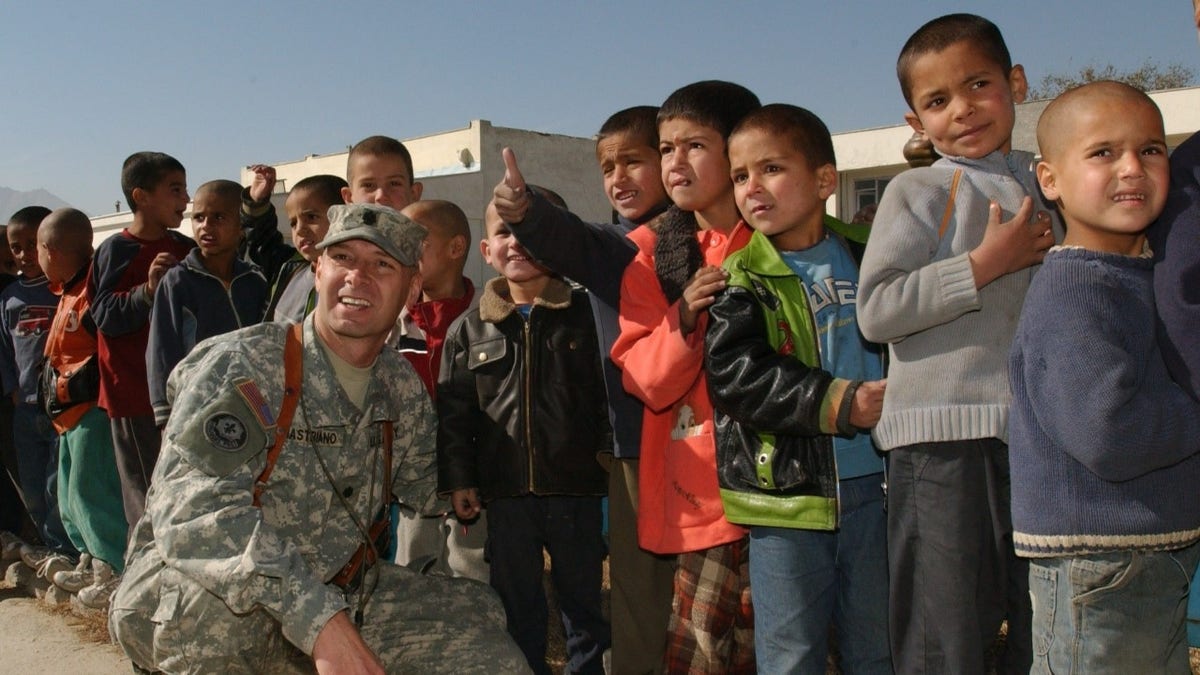 Doug Mastriano in an undated photo in Afghanistan 