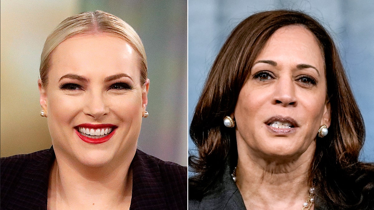 Former "View" co-host Meghan McCain scolded Vice President Kamala Harris Monday for laughing when asked about the ongoing crisis in Afghanistan. (Getty)