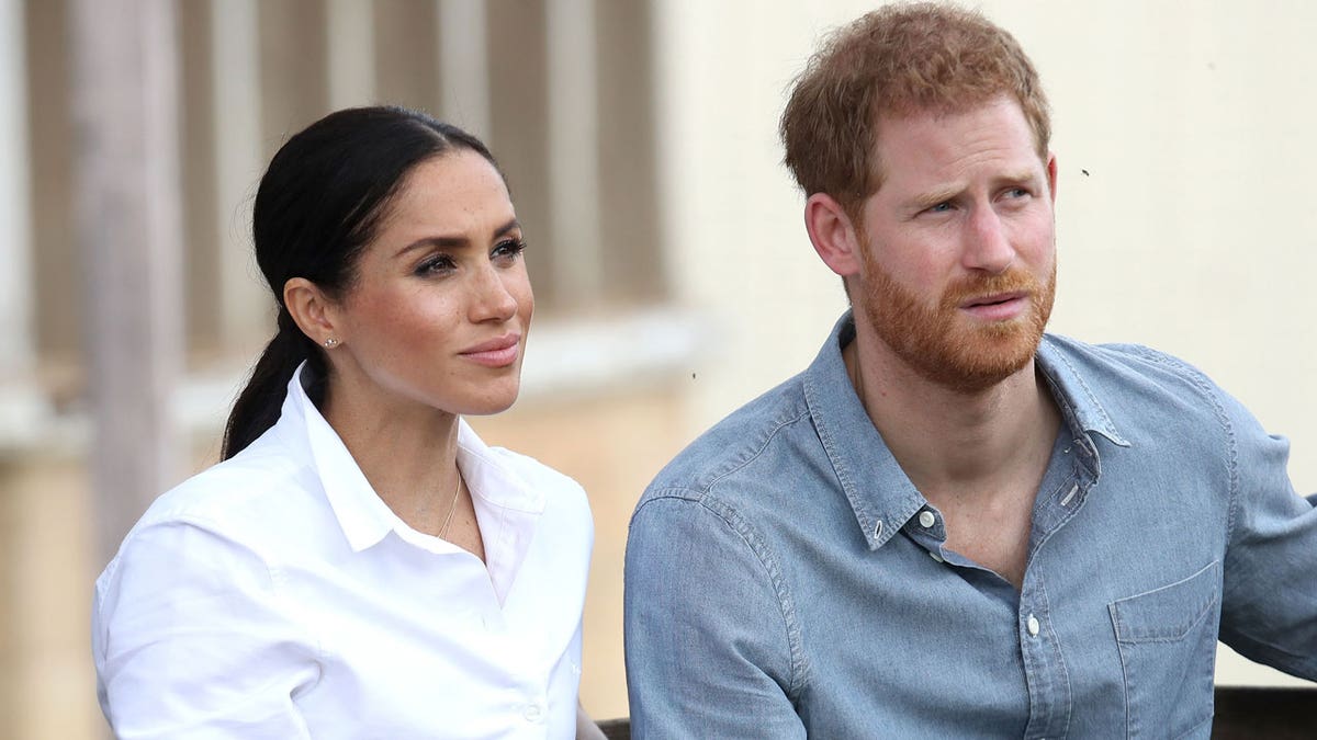 The Duke and Duchess of Sussex during an interview