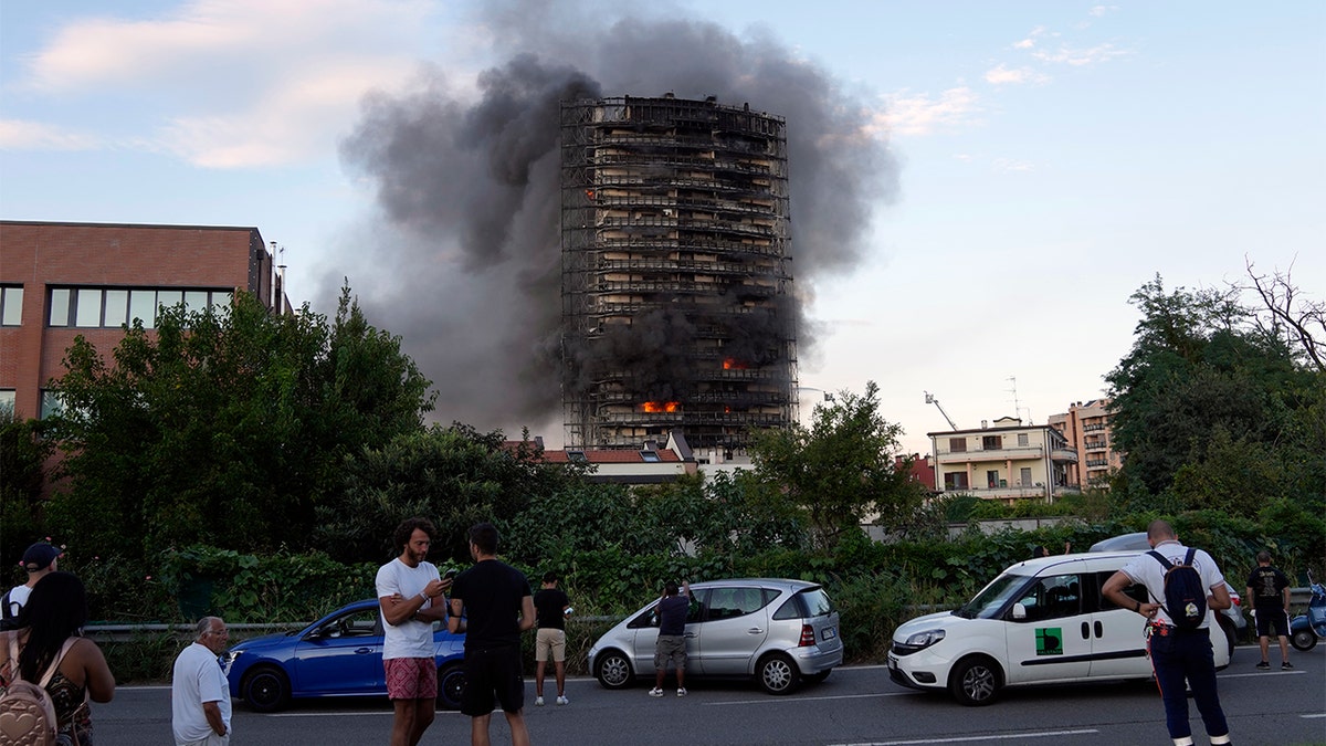 Residents were hurriedly evacuated. (AP Photo/Luca Bruno)