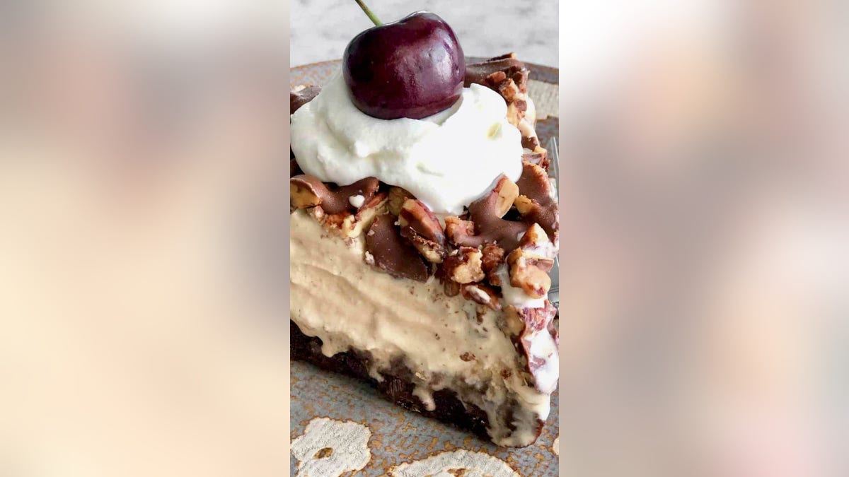 Ahead of National Ice Cream Pie Day, Debi Morgan, of the Southern food blog Quiche My Grits, shared her "Mocha Latte Ice Cream Pie" with FOX News.