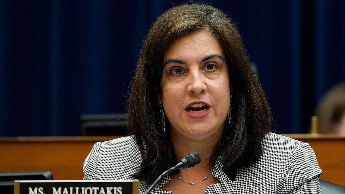 Representative Nicole Malliotakis, a Republican from New York, speaks during a Select Subcommittee On Coronavirus Crisis hearing in Washington, D.C., U.S., on Wednesday, May 19, 2021. A probe by the U.S. Congress into Emergent BioSolutions found that the contract manufacturer failed to address deficiencies in vaccine production at its facilities despite warnings following a series of inspections in 2020. Photographer: Susan Walsh/AP Photo/Bloomberg via Getty Images