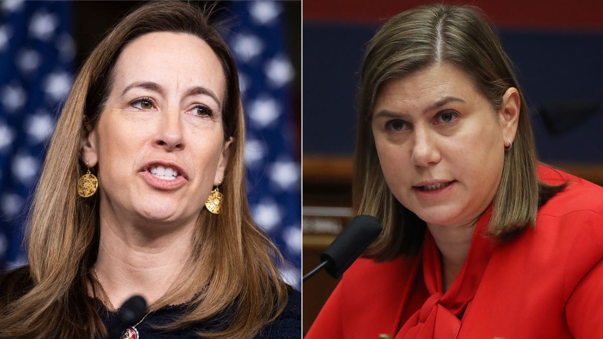 U.S. Reps. Mikie Sherrill of New Jersey, left, and Elissa Slotkin of Michigan have been critical of President Biden's Aug. 31 Afghanistan withdrawal deadline.