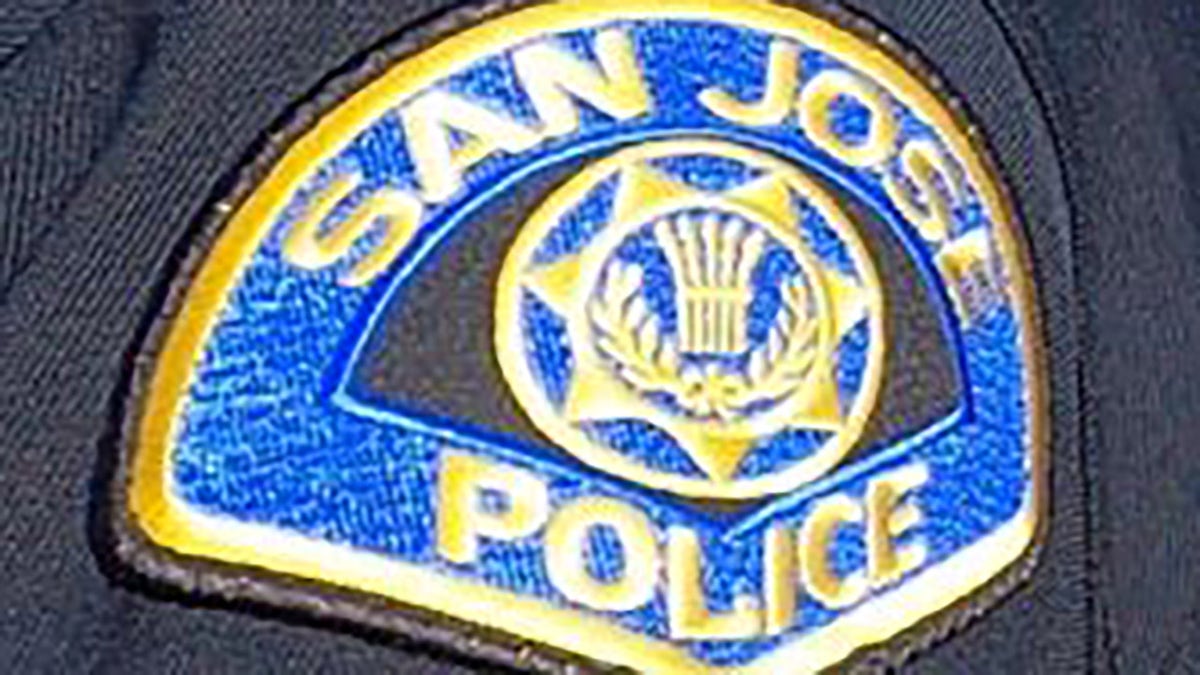 Blue and yellow San Jose police patch