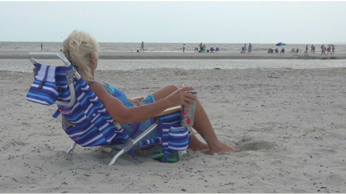 Syrilla Deangelis enjoys the beach often as a resident of the St. Simon Sound. (Jayla Whitfield/FNC)