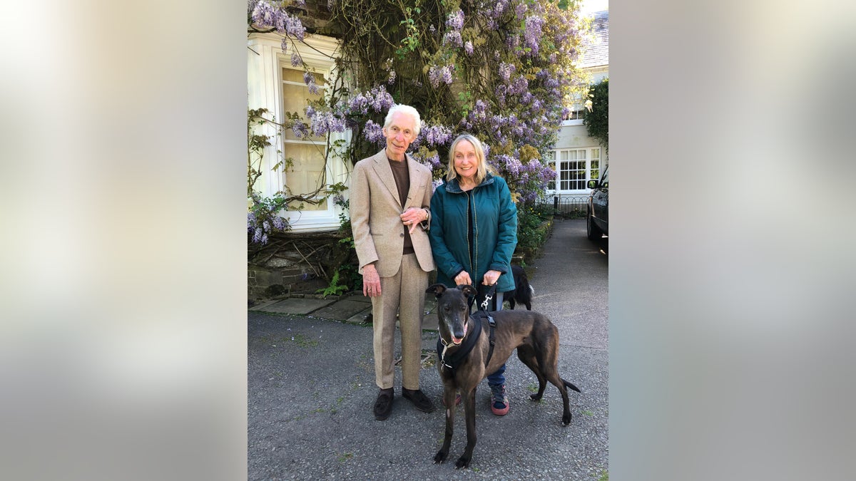 Charlie Watts and Shirley Watts attend charity lunch in London