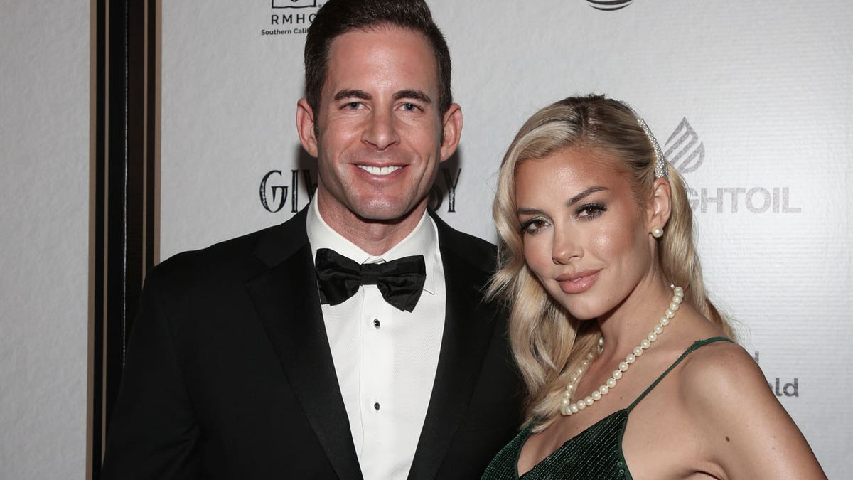 Tarek El Moussa and Heather Rae Young attend an event in Hollywood in 2019.