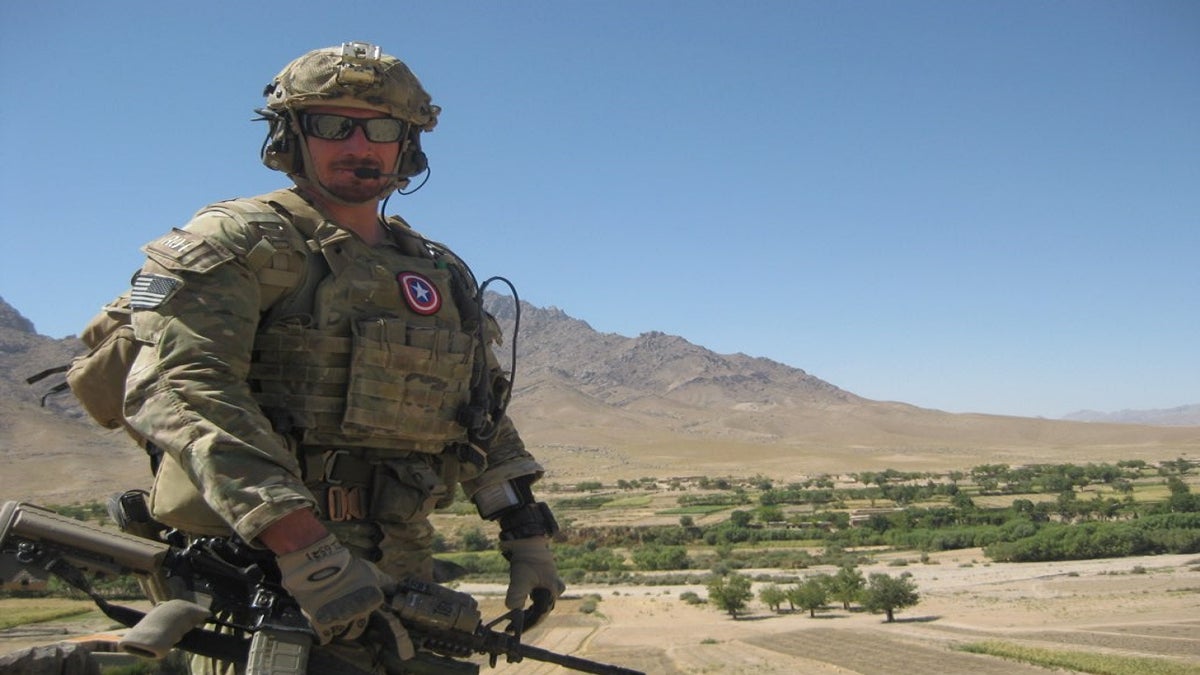 Army Capt. Zac Lois, a Green Beret commander, is shown here in Kandahar province in Afghanistan in 2012. He is now working remotely to help facilitate the evacuation of people out of Afghanistan. (Courtesy Zac Lois)