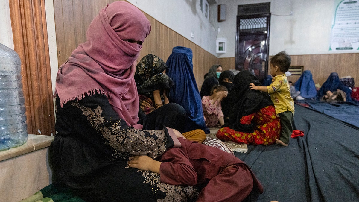 Displaced Afghan women