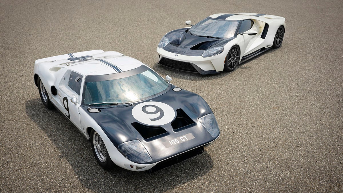 The GT '64 Prototype Heritage Edition pays tribute to the 1964 Ford GT Prototype shown.