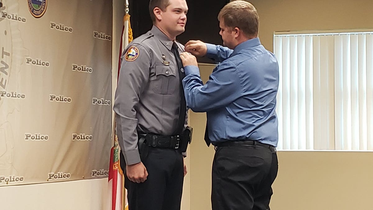 Daytona Beach police officer Jason Raynor, left, tragically passed away Tuesday evening, nearly two months after he was shot in the head during a traffic stop.