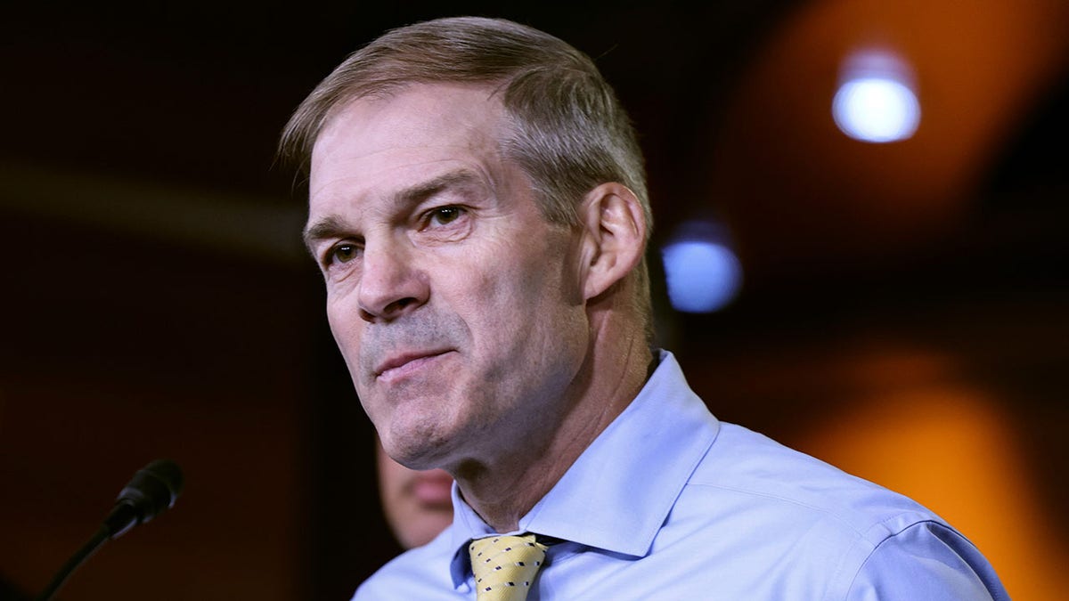 Jim Jordan speaks at news conference about nancy pelosi