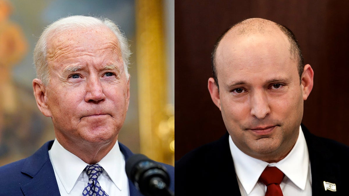 Joe Biden and Naftali Bennett