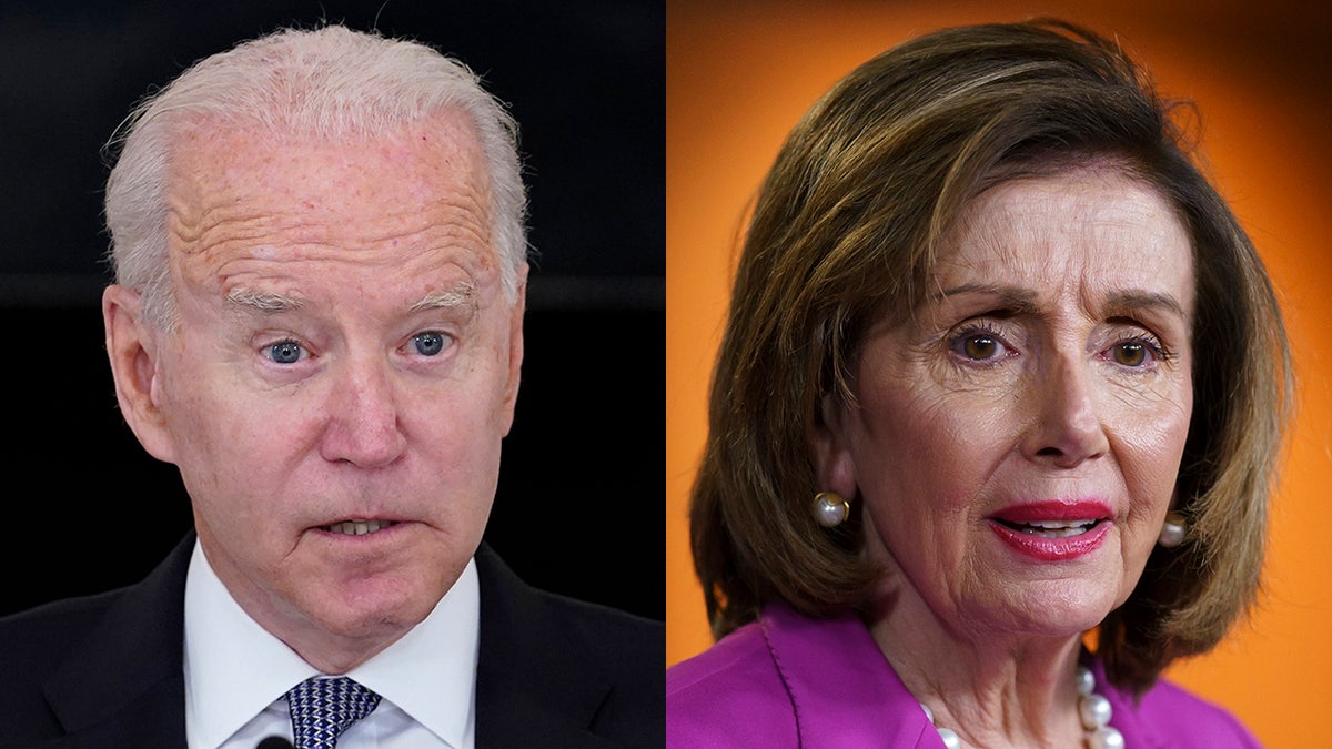 President Joe Biden and House Speaker Nancy Pelosi