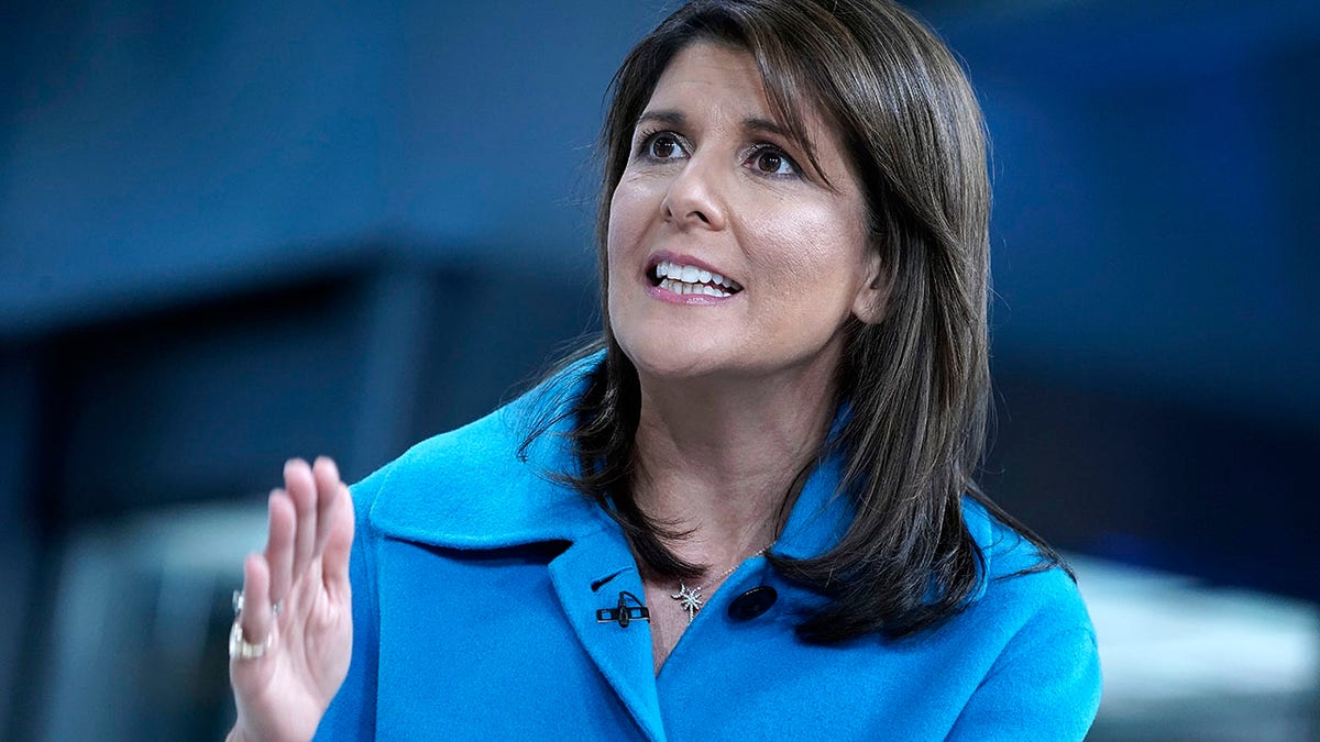 Former U.N. Ambassador Nikki Haley visits Fox News Channel Studios on Nov. 12, 2019, in New York City. (John Lamparski/Getty Images)