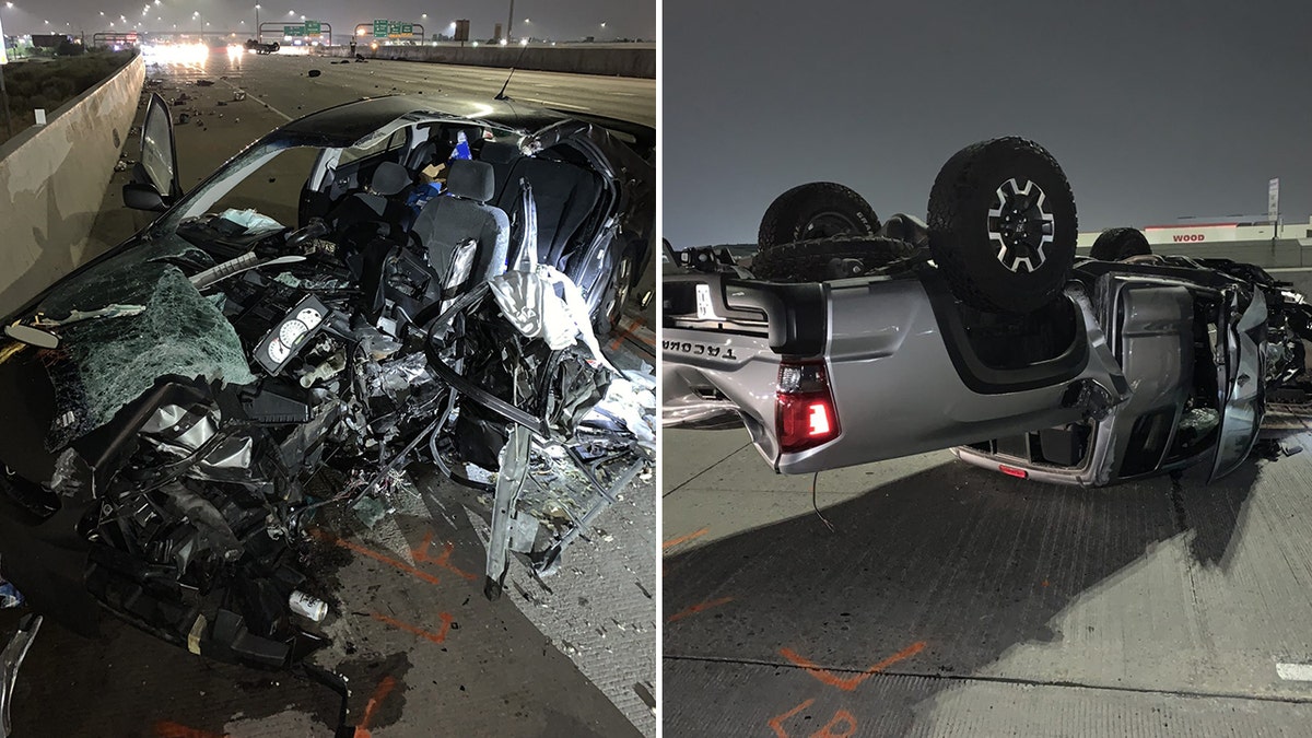 A Toyota pickup truck traveling the south in the northbound lanes struck the victim’s Toyota Corolla head on. Police believe the driver of the pickup was impaired.
