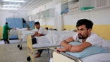 Afghans receive receive medical care at the International Committee of the Red Cross (ICRC) physical rehabilitation center after being injured in fighting between the Taliban and Afghan security personnel, in Kabul, Afghanistan, Tuesday, Aug. 10, 2021. The ICRC said Tuesday that its staff has treated more than 4,000 Afghans this month in their 15 facilities across the country, including in Helmand and Kandahar, where Afghan and U.S. airstrikes are trying to rein in the Taliban onslaught.
