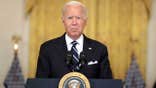 WASHINGTON, DC - AUGUST 18: U.S. President Joe Biden delivers remarks on the COVID-19 response and the vaccination program in the East Room of the White House on August 18, 2021 in Washington, DC. During his remarks, President Biden announced that he is ordering the United States Department of Health and Human Services to require nursing homes to have vaccinated staff in order for them to receive Medicare and Medicaid funding. The President also announced that Americans would be able to receive a third booster shot against Covid-19. (Photo by Anna Moneymaker/Getty Images)