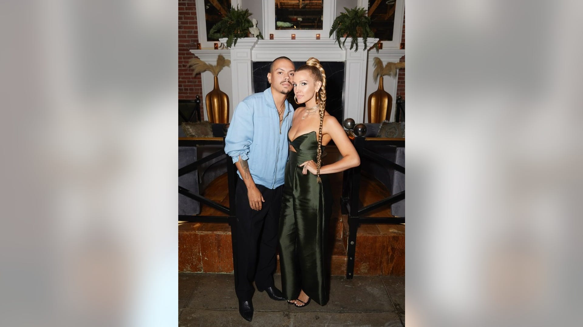 evan ross ashlee simpson la