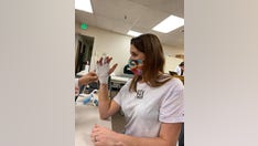 Mom warns against fireworks after one explodes and 'blew' her hand in half