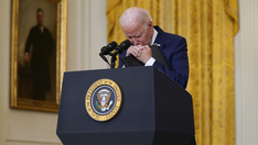 Photo of Biden from Afghanistan news conference goes viral: 'A defining image'