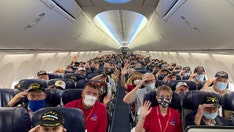 More than 100 senior veterans fly to Washington, DC to visit memorials built in their honor