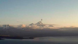 Three volcanoes are erupting simultaneously on Alaskan island chain