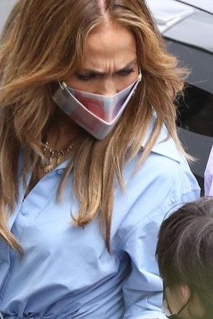 JLo seems to get TOUGH with kids