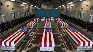 Marines post photo of dignified transfer of fallen service members killed in Kabul