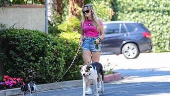 Ava Phillippe strolls with her two dogs as mom Reese Witherspoon sells company in huge deal