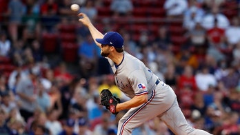 Lyles' strong start leads Rangers over sloppy Red Sox, 10-1