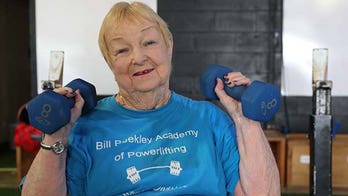 100-year-old grandmother sets weight lifting Guinness World Record