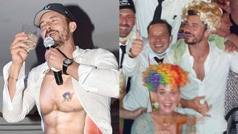 Katy Perry, Orlando Bloom enjoy rowdy party in goofy costumes during night out in Italy