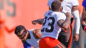 Giants-Browns practice ends in heated fist fight
