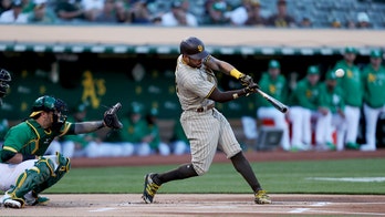 Pham homers leading off, Padres pile on in 8-1 win over A's