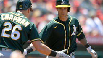 Newcomers Gomes, Marte boost Jefferies, A's over Angels 8-3