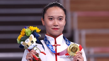 China’s Zhu Xueying says Olympic gold medal appears to be peeling