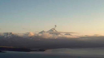 Three volcanoes are erupting simultaneously on Alaskan island chain