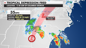 Fred, now a tropical depression, bringing threats to Southeast