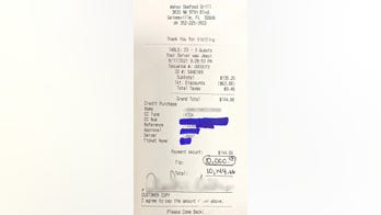 Florida restaurant receives $10,000 tip from generous customer