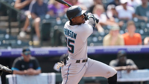 Rockies investigating after fan allegedly heard yelling racial slur at Marlins player