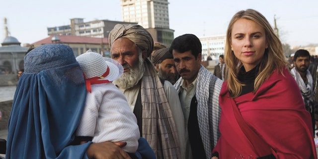 Lara Logan in Kabul, Afghanistan