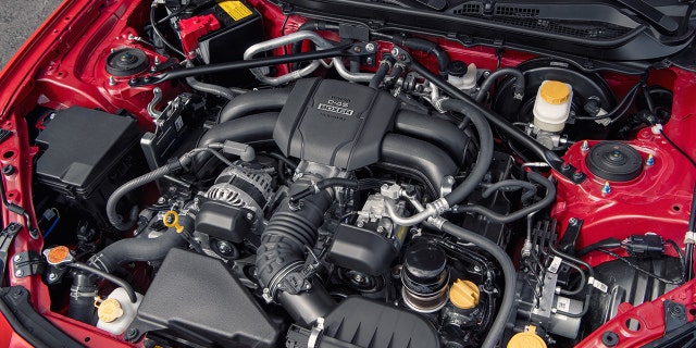 The engine is a Subaru 2.4-liter flat-four.
