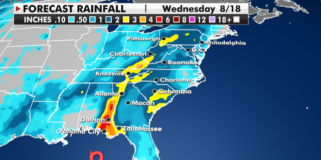 florida rain totals today tampa tv