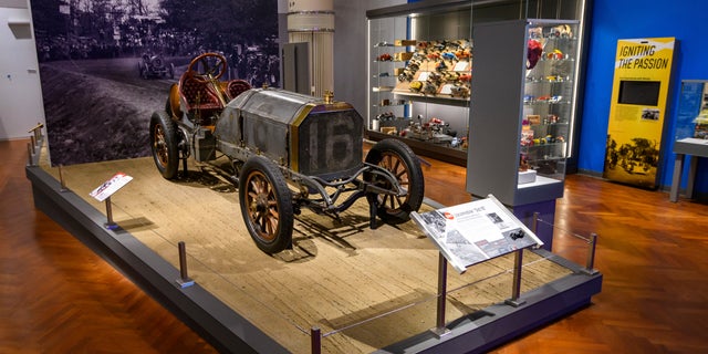 The "Old 16" car from the 1908 Vanderbilt Cup race.