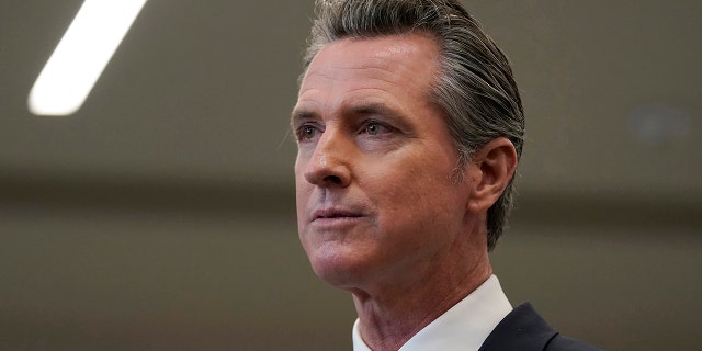 California Gov. Gavin Newsom speaks at a news conference in Oakland, California, July 26, 2021. (Associated Press)