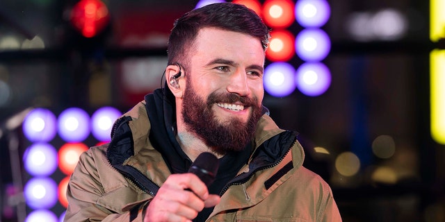 Sam Hunt performs at the Times Square New Year's Eve celebration in New York, 2019.