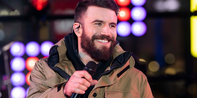 Sam Hunt performs at the Times Square New Year's Eve celebration in New York, 2019.